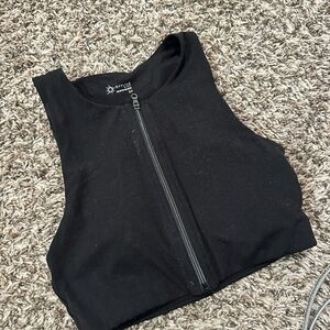 Aerie - Black Women's Zip-Up Top